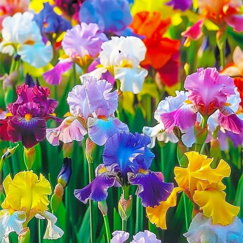 100 PCS mixed Colorful Iris Flower Seeds