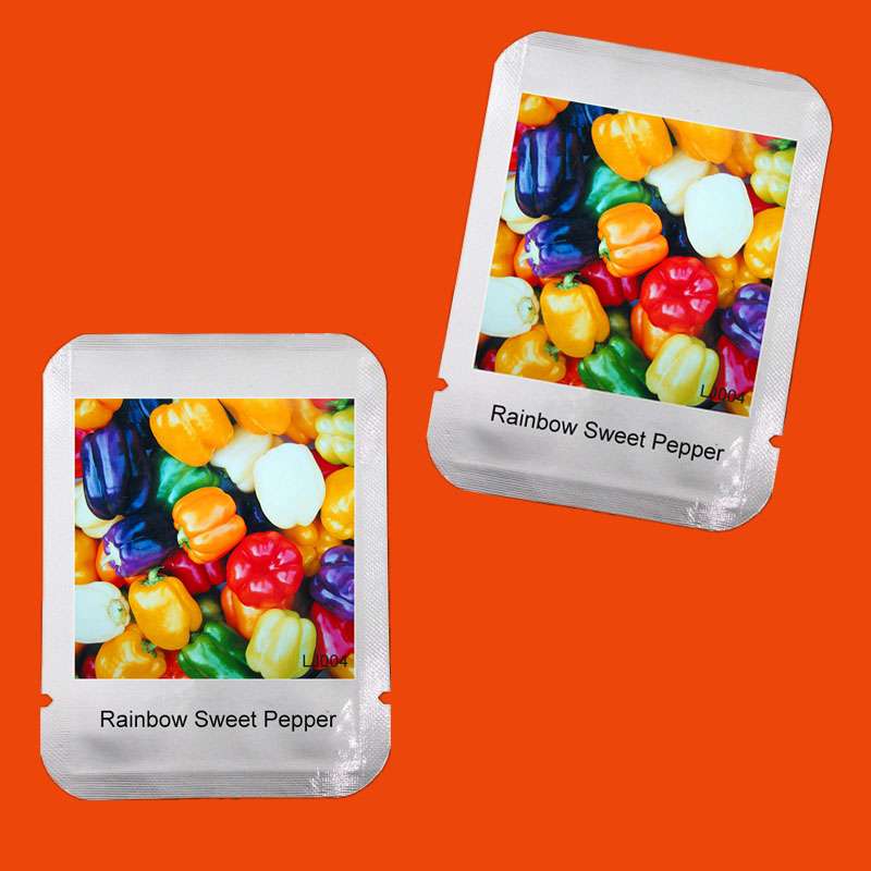 Mixed Color Bell Pepper Seeds - Sweet & Hot Varieties (Yellow, Purple, Red, Green, Blue, White) for Home Garden