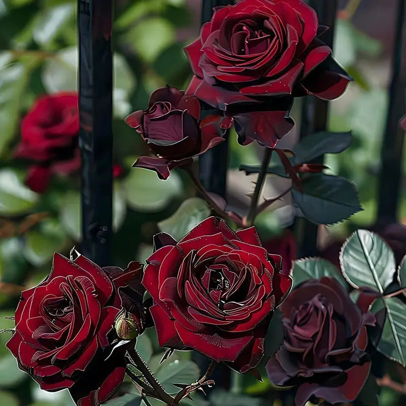 100PCS Black Red Rose Seeds