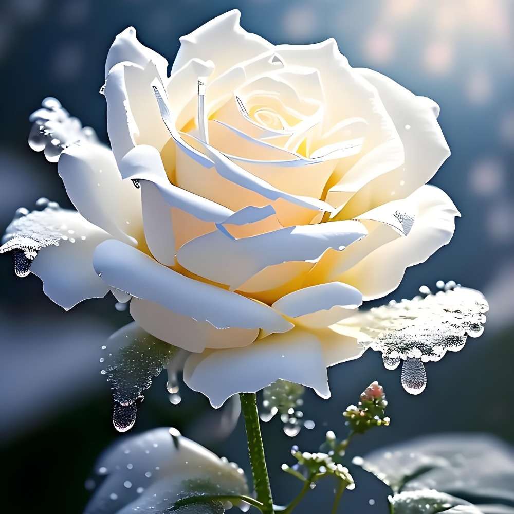 Snow White Rose Seed Pack - 100 PCS