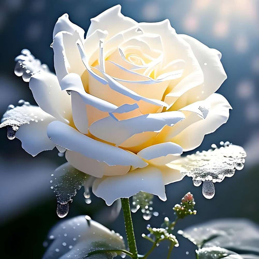 Snow White Rose Seed Pack - 100 PCS