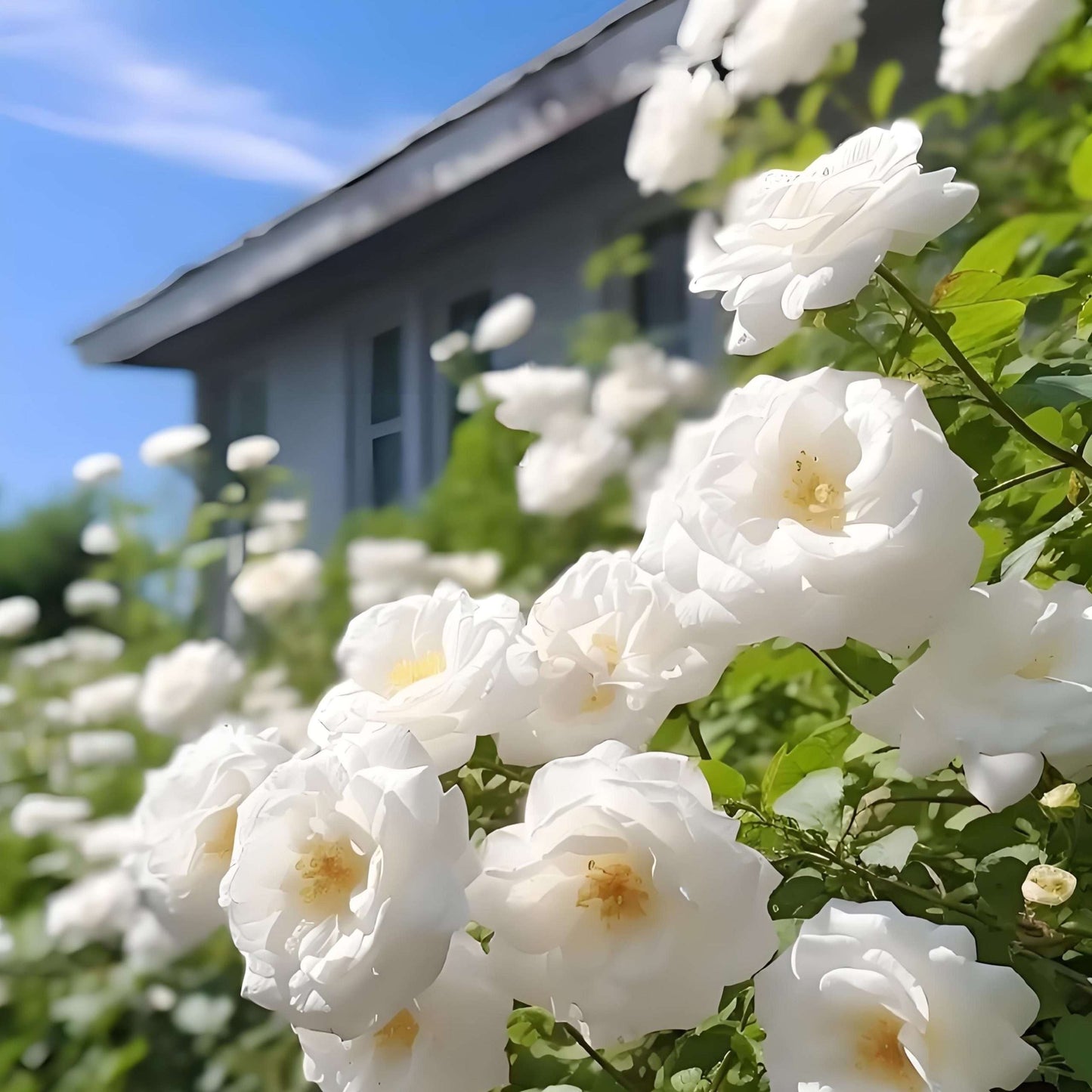 Snow White Rose Seed Pack - 100 PCS