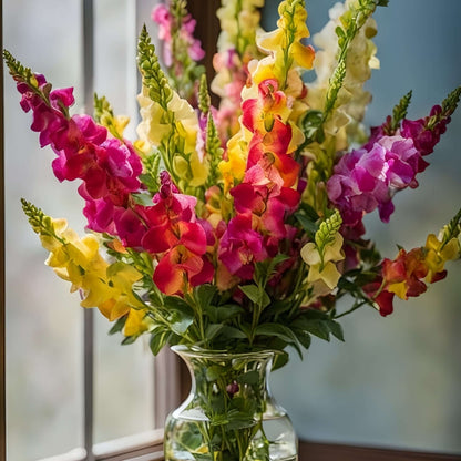 100 PCS Vibrant Colorful Snapdragon (Antirrhinum majus) Seeds for Your Garden