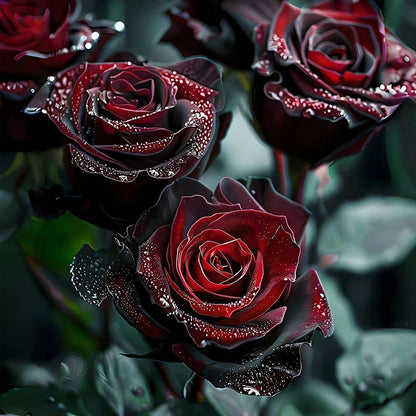 Gothic Beauty - 100 Pcs Black Rose Seeds