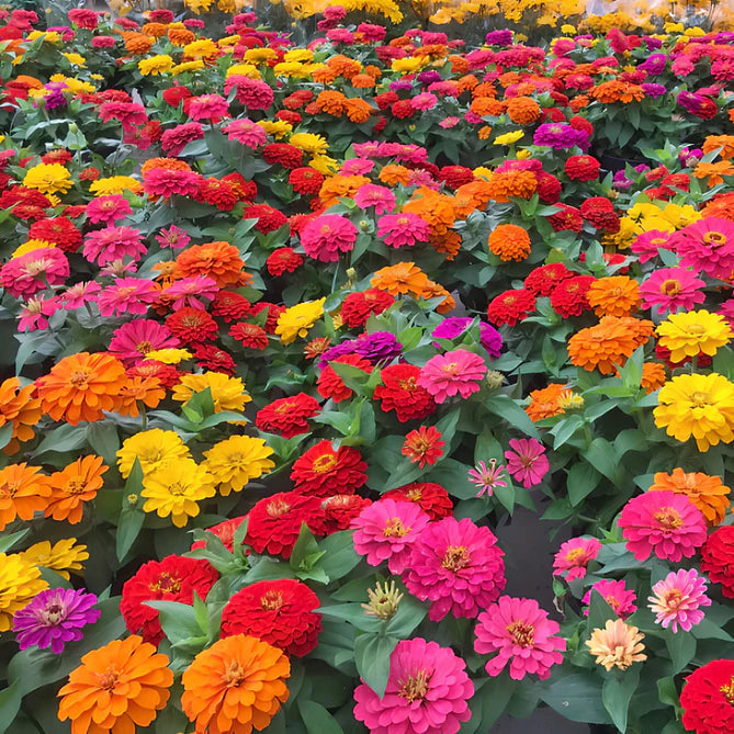 Double Zinnia Seeds