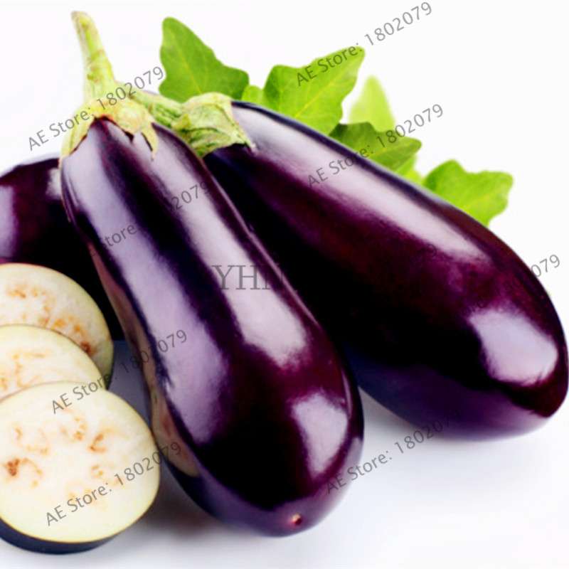 Organic Black Long Eggplant Seeds - Non-GMO, for Home Garden Planting | Heirloom Vegetable