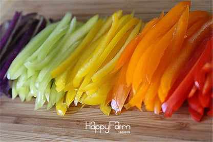 Mixed Color Bell Pepper Seeds - Sweet & Hot Varieties (Yellow, Purple, Red, Green, Blue, White) for Home Garden