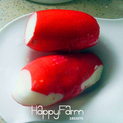 Organic Non-GMO Red Radish Seeds - Premium Vegetable & Fruit Garden Seeds for Home Planting