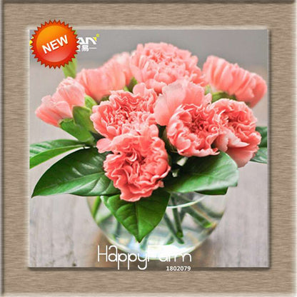 16 Colors Dianthus Caryophyllus Flower Seeds, Balcony Potted Garden Plants, Carnation Seeds for Home & Courtyard