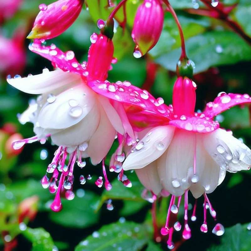 100 PCS Exotic Fuchsia Flower Seeds - Bring Vibrant Colors and Elegance to Your Garden