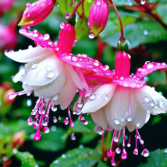 100 PCS Exotic Fuchsia Flower Seeds - Bring Vibrant Colors and Elegance to Your Garden